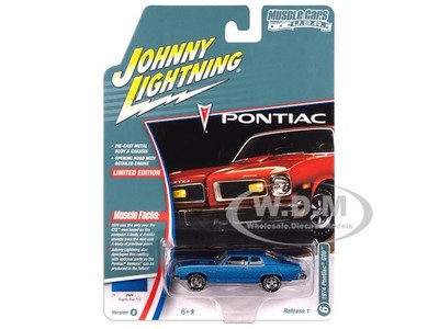 1974 PONTIAC GTO REGATTA BLUE 1/64 MODEL BY JOHNNY LIGHTNING