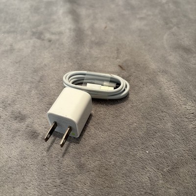 Genuine Apple Wall Charger Adapter Plus Chord Model A1265 5V - 1A