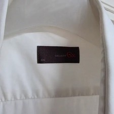 Galaxy 100 Thread Count White Dress Shirt
