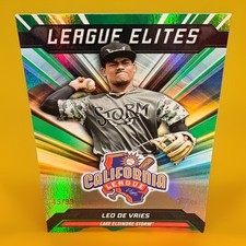 2025 Topps Pro Debut Leodalis DeVries League Elites /99 San Diego Padres Nummer