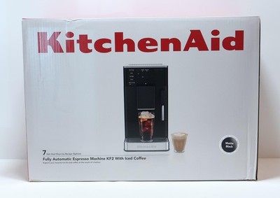 KitchenAid Fully Automatic Espresso Machine KF2 with Iced Coffee KES8452BM