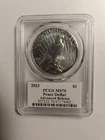 2023 Peace Dollar PCGS MS70 Advance Release Thomas S. Cleveland Signature E10-31