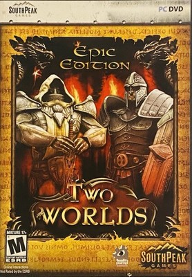 Two Worlds Epic Edition Windows PC DVD CD-Rom Video Games Fantasy EUC No Manual