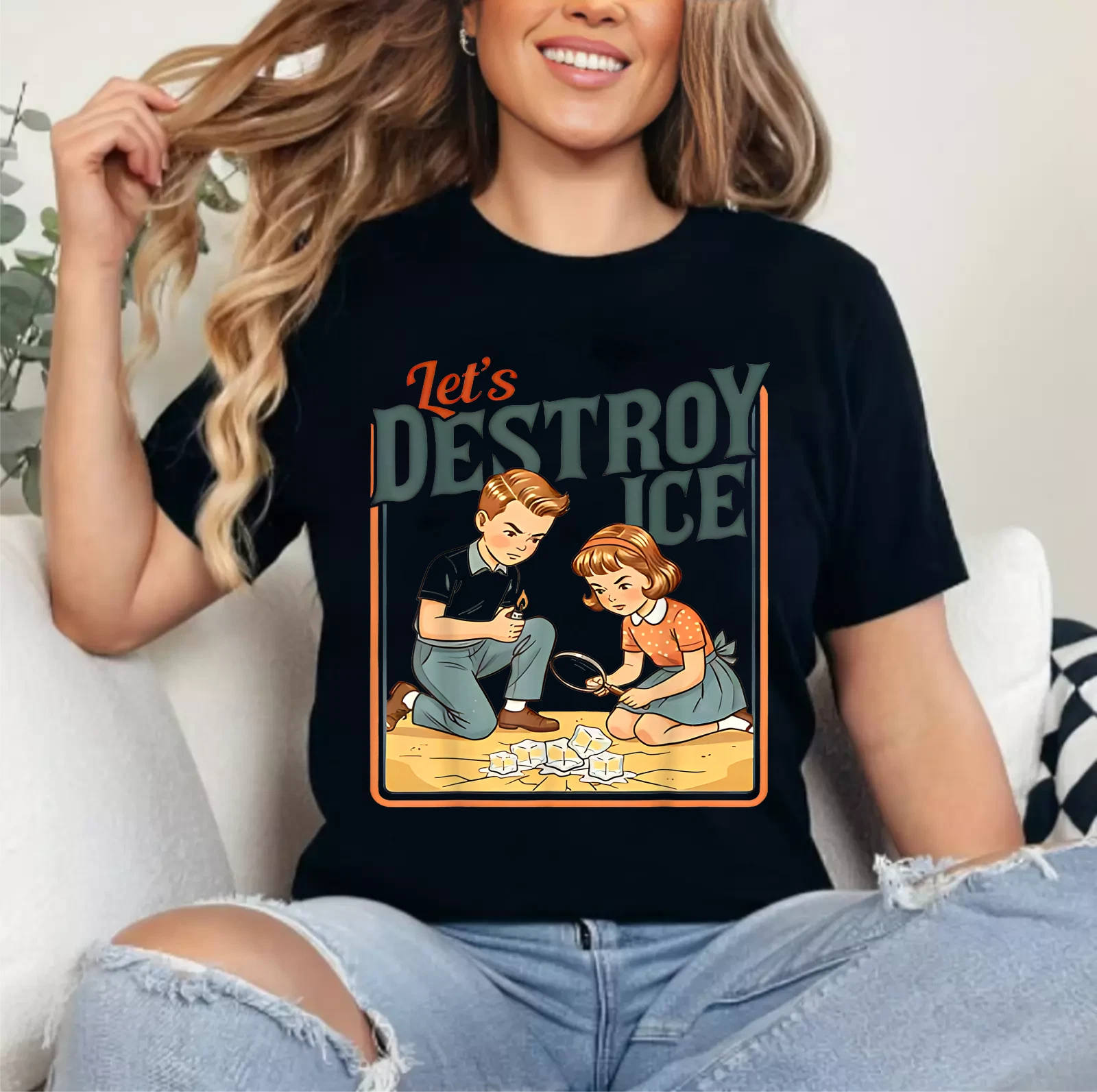 Abolish ICE Tees Let's Destroy Ice T-Shirt