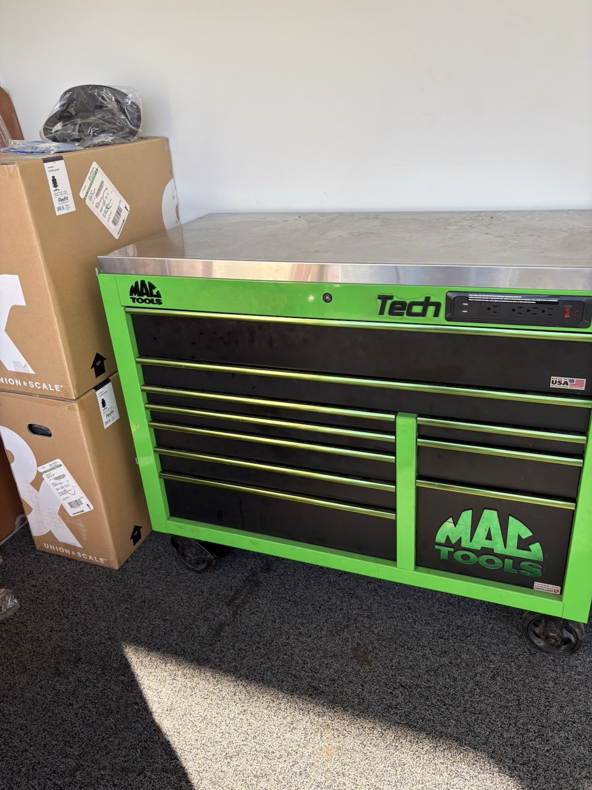 Mac Tech Series 52 In. Stainless Steel Top Box With Power Drawer | eBay