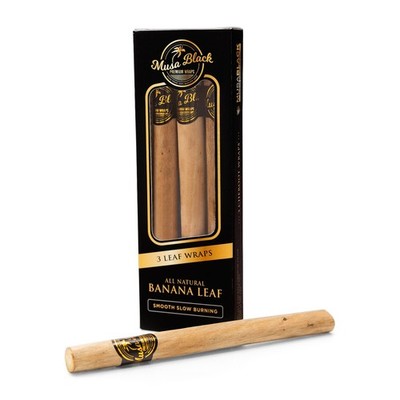 ENTIRE LOT: 800( 3PACK) Organic Banana Leaf Cones -Pre-Roll Wraps - All-Natural