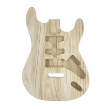 Electric Guitar Body SSH Pickups Paulownia Wood Lightweight for Building Guitars