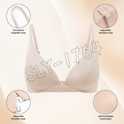 Women's Bralette Seamless Wireless Lingerie Bras Front Closure Underwear Bra US