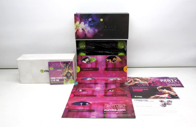 Zumba Fitness Exhilarate 7-Disc Set+Pair of 1 lb Toning Shaker Weights