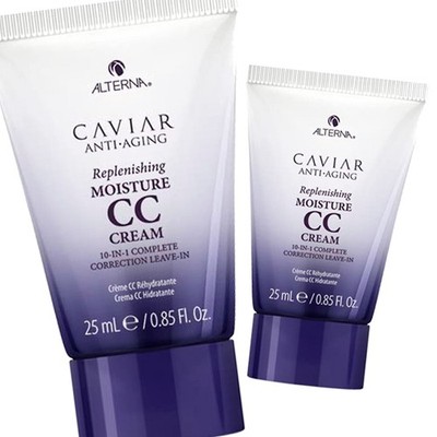 Alterna Caviar Replenishing Moisture CC Cream 0.85 oz (Travel Size) Pack of 2