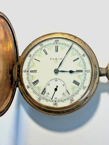 Antique Elgin Pocket Watch – 17 Jewel – Early 1900s – Gold-Filled Hunter Case