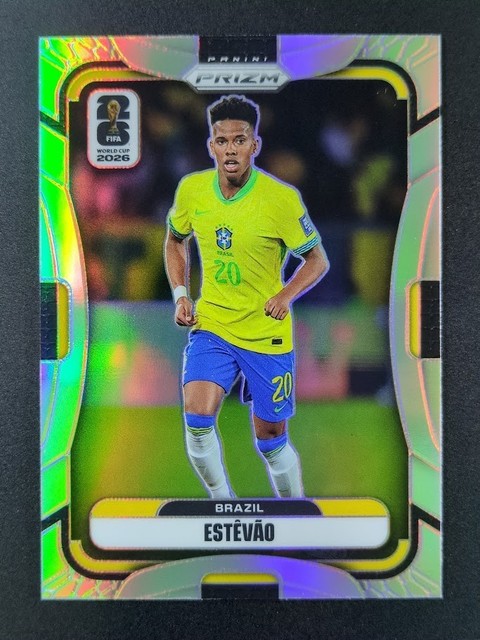 2026 Panini Prizm FIFA World Cup Soccer ESTEVAO Silver Prizm Brazil #87