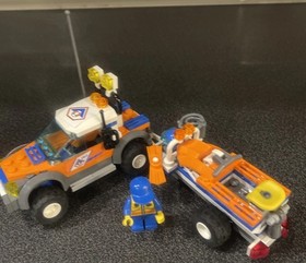 Lego City 7737 Coast Guard 4WD Jet Scooter Complete Minifigure Manual