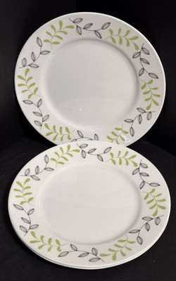 Lot of 3 Vintage Corelle by Corning Garden Sketch 10.5'' Dinner Plates USA