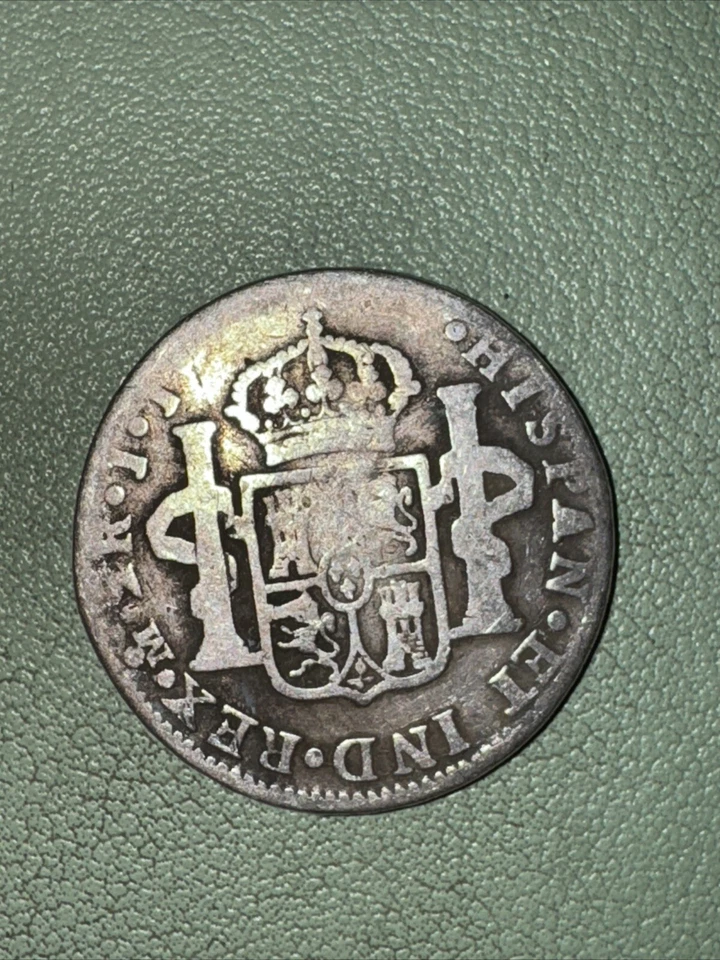 Mexico - 1815 Mo JJ Silver 2 Reales - Ferdinand VII - Spainish Colonial - Image 3 of 4