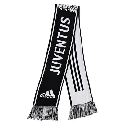 adidas 22-23 Juventus Scarf - Black-White for sale online | eBay