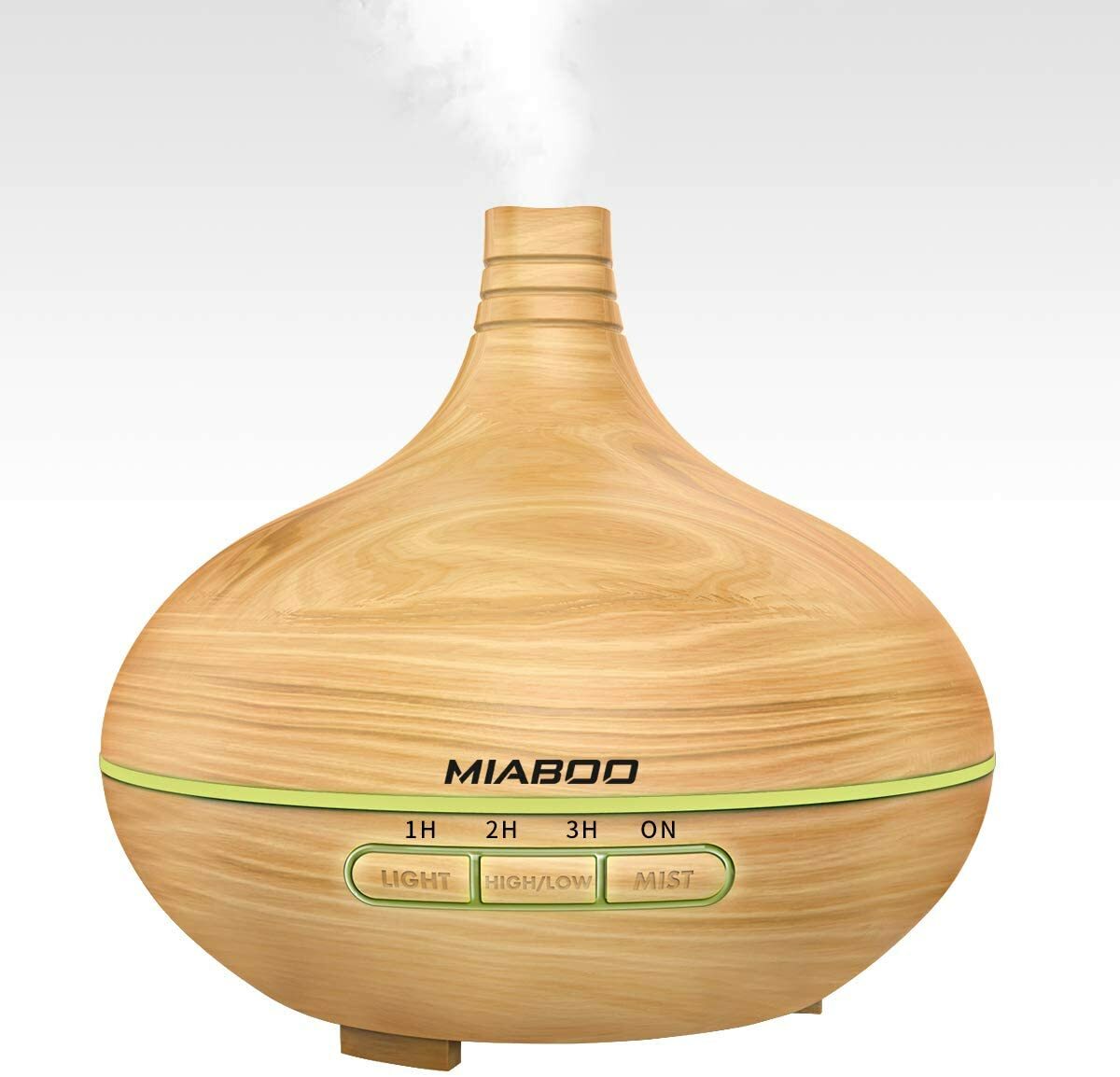 Diffuseur d'huiles essentielles 300 ml ultrasonique silencieux aromathérapie à 7 couleurs LED