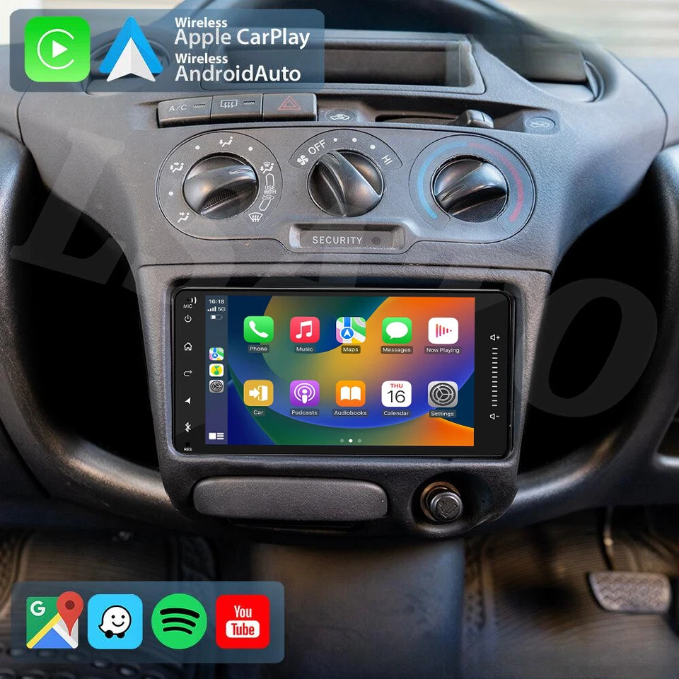 For Toyota Echo 2000-2005  Apple CarPlay Android 13.0 Car Stereo Radio GPS 32G - image 2 of 4
