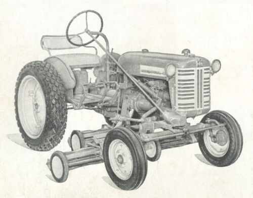 IH International Cub Lo-Boy Tractor with Fast Hitch Color Dealer Brochure Specs - Picture 4 of 10