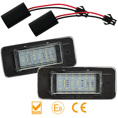2x LED-Kennzeichenleuchte Opel Astra J Estate 09-15 Nummernschildbeleuchtung NEU