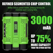 56V 3.0Ah Lithium Battery for EGO 56V 2.5Ah BA1400T BA1400 BA2240 BA1120