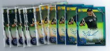 2016 BOWMAN CHROME BLUE/REFRACTOR/BASE RC AUTO SAM HOWARD LOT (14 CARDS)