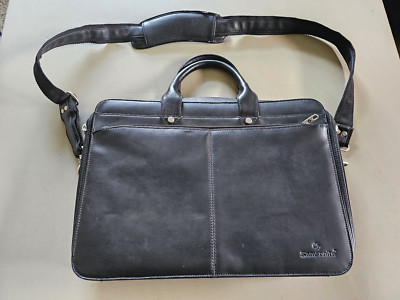 Samsonite executive black leather briefcase Style number 920955