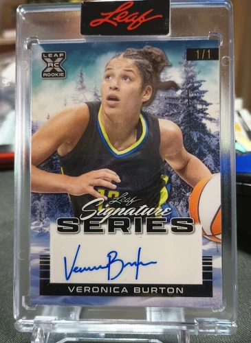 2023 Leaf XRC Rookie Signature Series Veronica Burton - Auto #d 1/1 Uncirculated