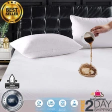 Queen Size- Funda Cubre Colchon Hipoalergenica Impermeable Para Manchas Liquidos