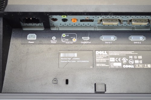 Dell U2711b 27" QHD Monitor VGA DVI HDMI RCA DisplayPort No Stand - Picture 10 of 12