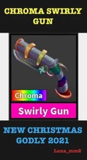 CHROMA SWIRLY GUN ❄️ CHRISTMAS GODLY 2021 ❄️ SUPER FAST DELIVERY