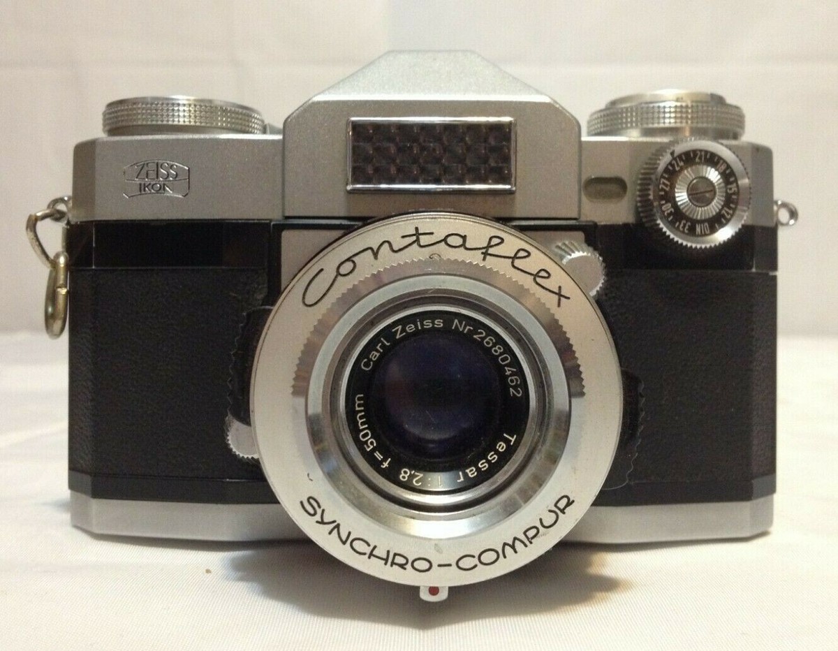 【C7090】Contaflex Carl Zeiss Tessar 50mm ZEISS Ikon Contaflex Carl Zeiss Tessar 50mm 2.8 Synchro
