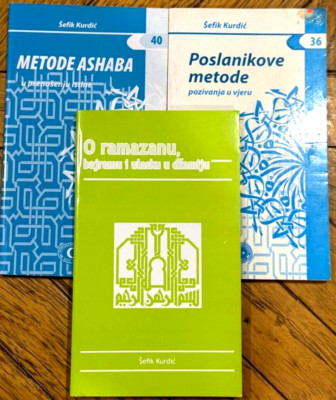 3 Islamske knjige od Autora dr. Sefik Kurdic: Ramazan, Ashabi, Poslanikove m.