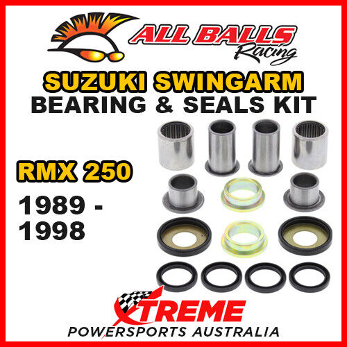 All Balls 28-1045 For Suzuki RMX250 RMX 250 1989-1998 Swingarm Bearing Kit - Picture 1 of 2