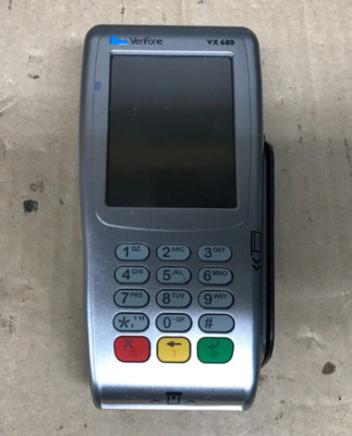 Verifone VX 680 3G Wireless Credit Card Terminal with Power Supply