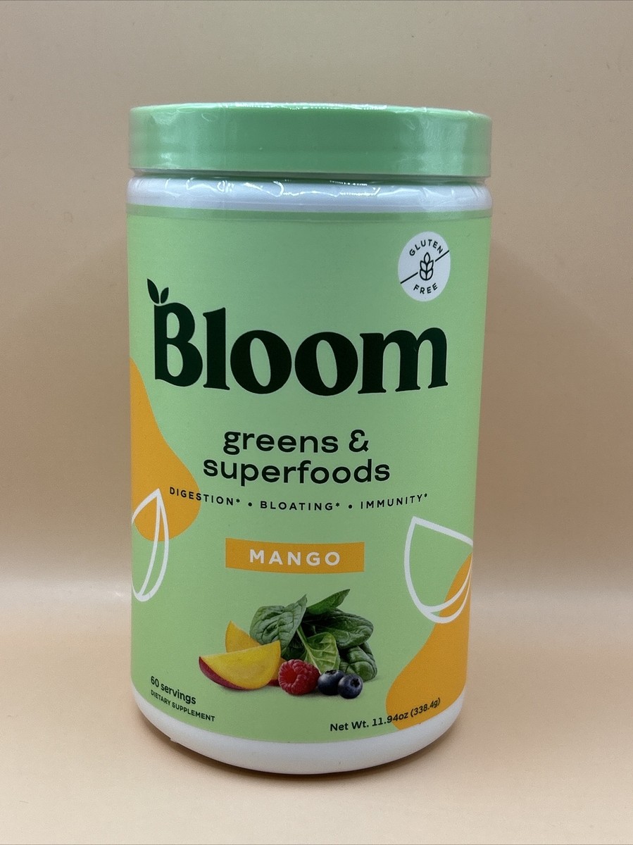 Bloom Nutrition Greens & Superfoods Powder - 11.94 oz -Mango Exp 2