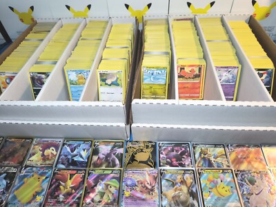 Massive Pokemon 500 Card Lot Bundle - Authentic TCG Collection, Ultra Rares Insi