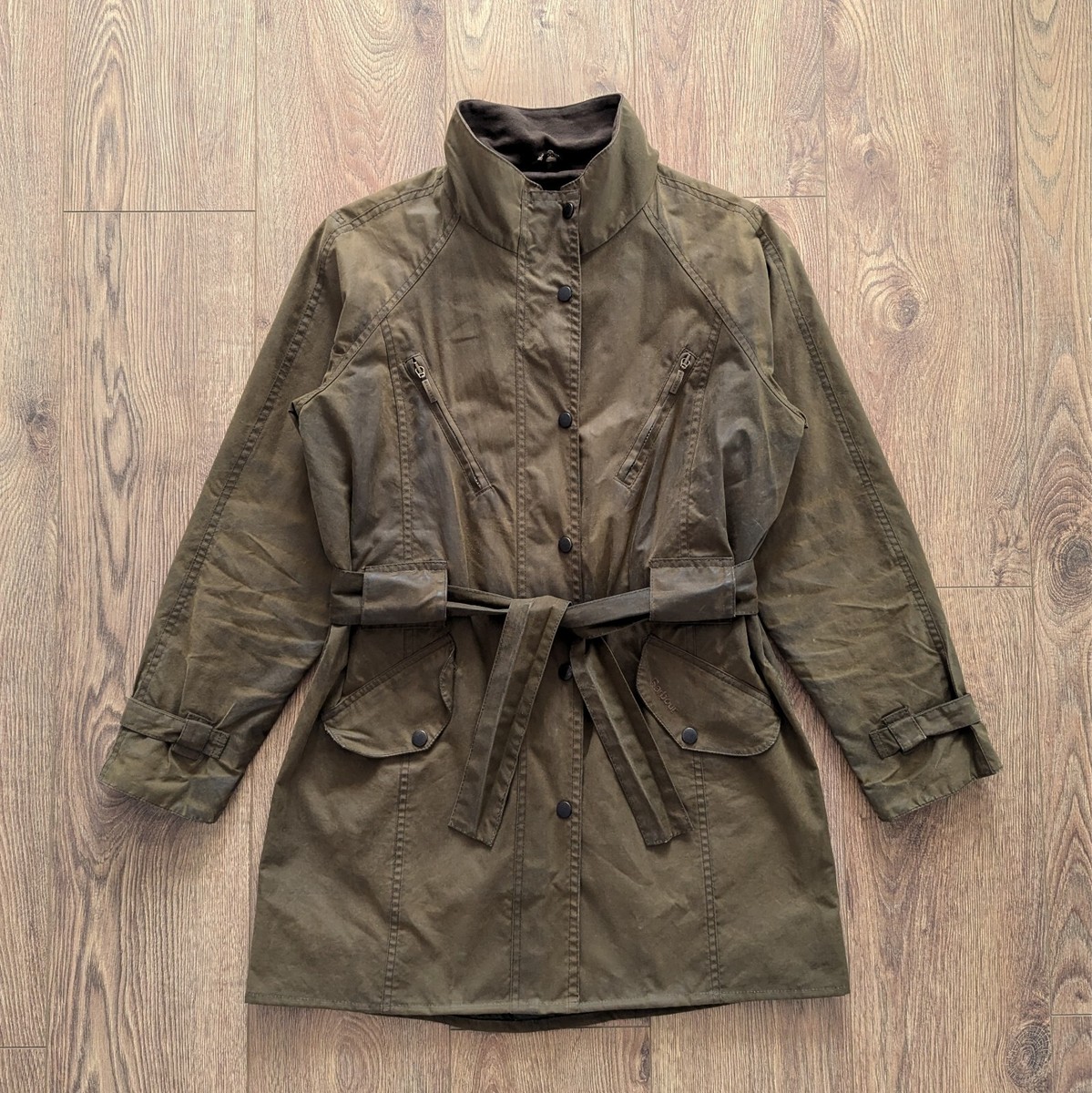 Barbour L1085 Newhampton Wax Women's Jacket Made In England | eBay