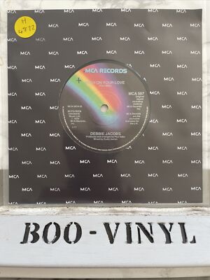 Debbie Jacobs - High On Your Love rare 7  vinyl record EX / MINT CONDITION
