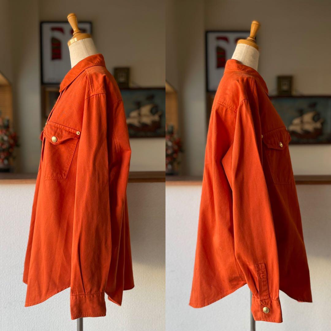 APS179】GUCCI オールドグッチ VTG ウエスタンシャツ 42号｜トップス
