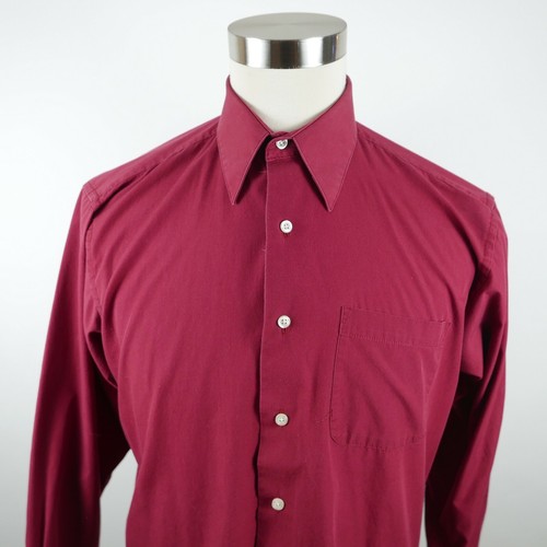 Burgundy Dress Shirt 
