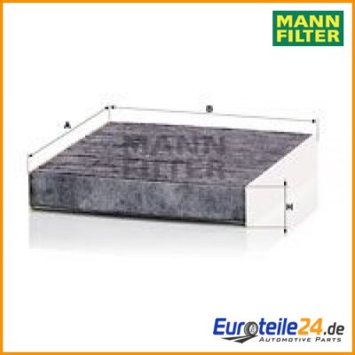 Filter, cabin air MANN-FILTER CUK22011 for Dacia Duster