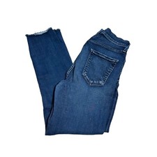 Agolde Jeans Sophie Crop High Rise Skinny Blue Denim Stretch Womens Size 28