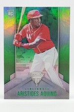 Aristides Aquino 2020 Chronicles Titanium GREEN RC Reds Free Shipping 