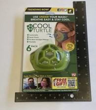 COOL TURTLE FOR FACE MASK CONTAINS 6 PIECES IN THE PACK