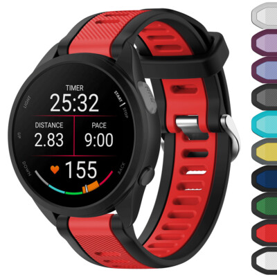 Sport Silicone Band For Garmin Forerunner 165 165 Music 245