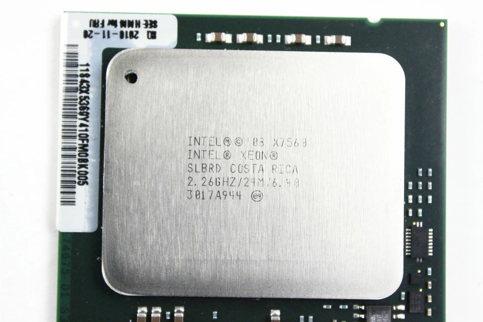 Genuine IBM X3690 X5 Server Intel Xeon X7560 Processor 2.2GHZ 24M 8-CORE 43X5369 - Image 3 of 3