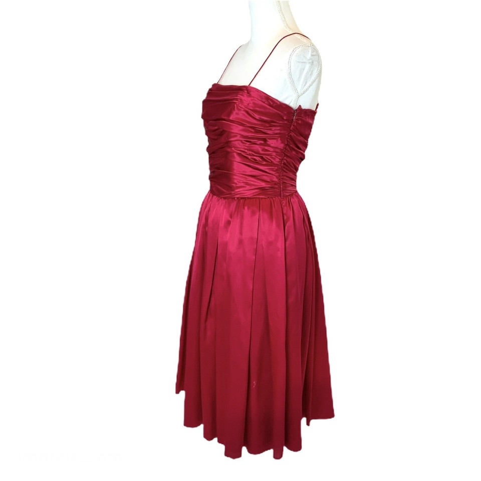 Vintage red 80's Studio 1 dress M L 8