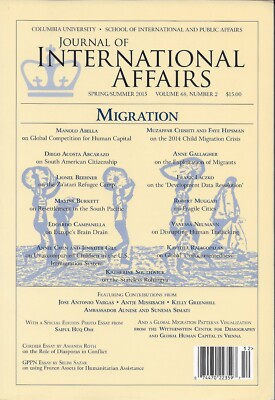 Journal of International Affairs Spring/Summer 2015, Vol. 68, #No. 2