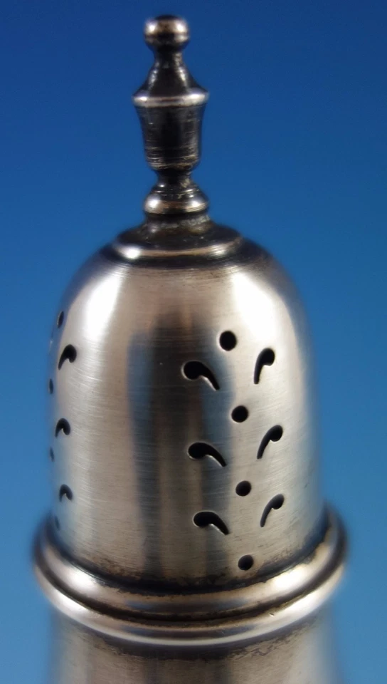 Saleros y pimenteros Prelude by International de plata esterlina 2 piezas #S118 (#1623) Foto 3 de 4